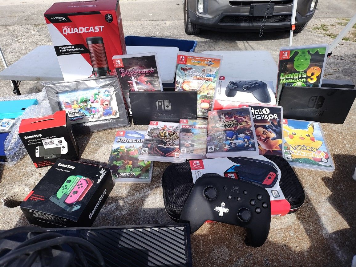 Nintendo Switch Accessories And Games