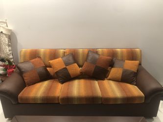Custom order couch set with storage + pull out bed