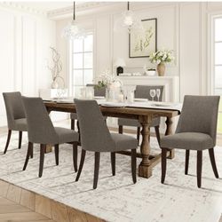 4 Upholstered Dining Room Chairs