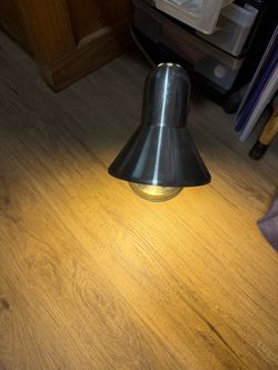 Small Black Bell-Shaped Accent desk Lamp