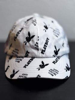 Anti Social Social Club x Playboy Snapback White