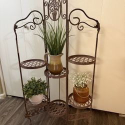 Cast Iron Tri-fold Plant Holder