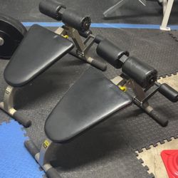 Two Hoist 45 Degree Sit Up Benches