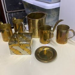 Brass Tea Set