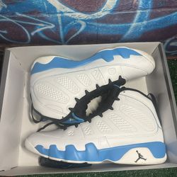 Jordan 9 Retro Powder Blue 13 Worn Lightly 