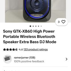 Sony outdoor Speaker With lights 