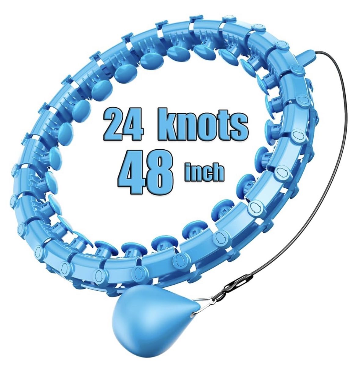 Brand New ~ Dumoyi Smart Weighted Hoop for Adults Weight Loss