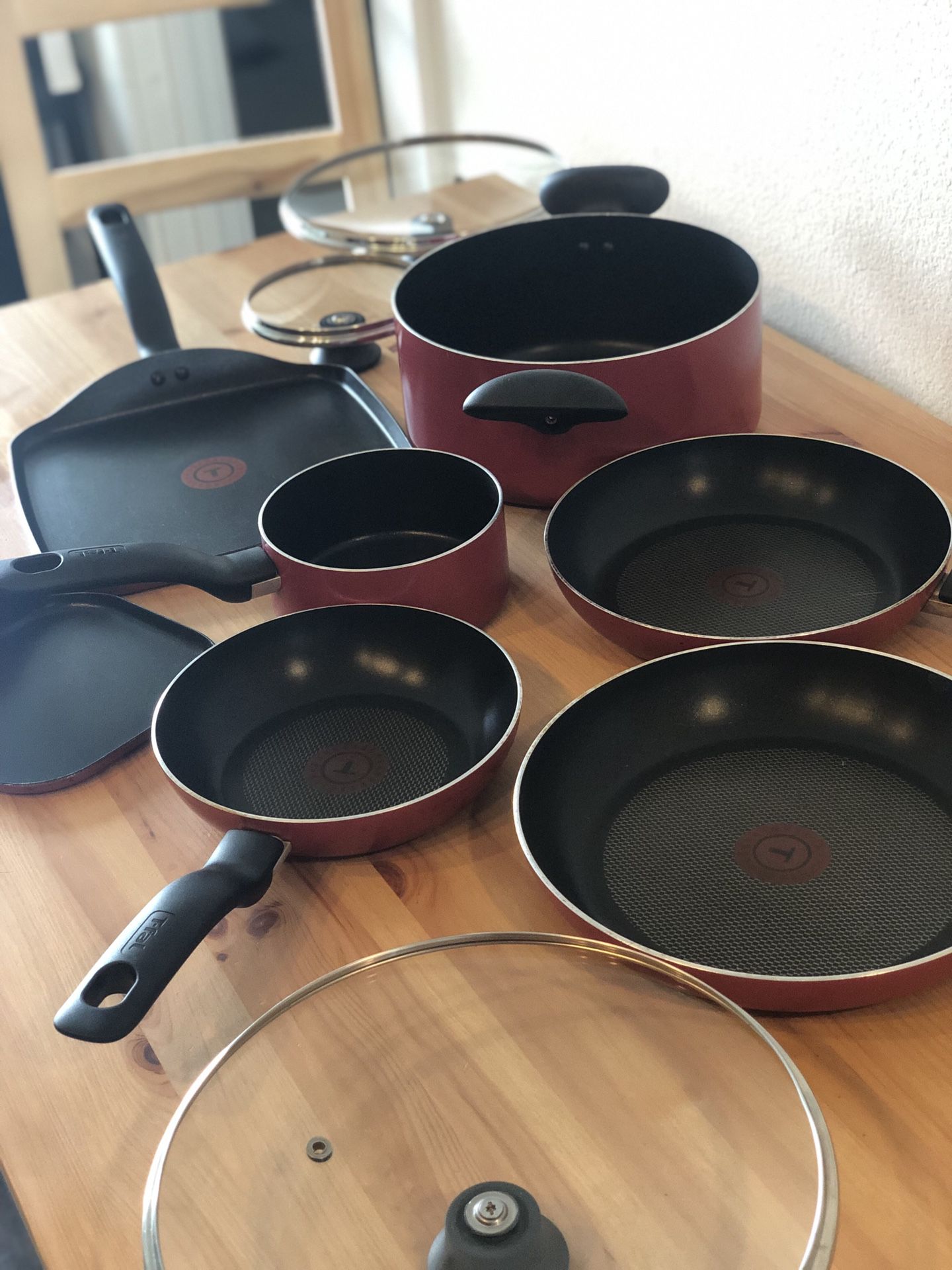 T-fal 12Pc Nonstick Pots & Pans Cook Set
