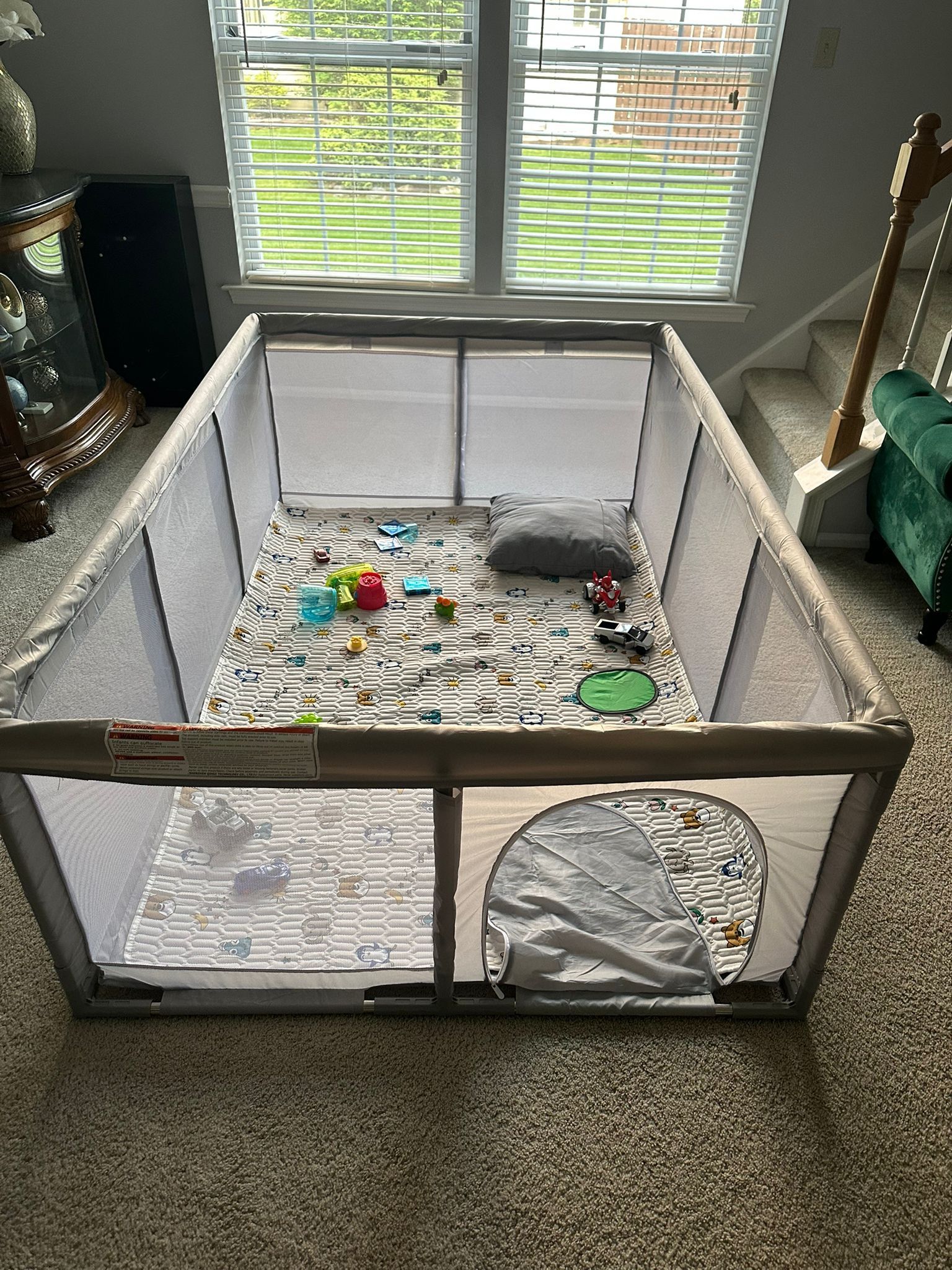 Baby Playpen with Mat 74 x50