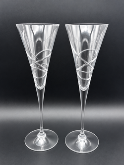 Lenox Adorn Crystal Champagne Flutes – Set of 2