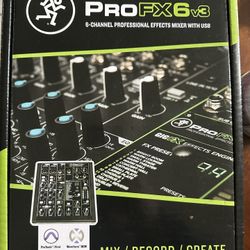 PROFX63 Mixer (w/ USB)