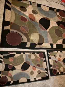 🏡 3 Heavy-Duty Area Rugs – MUST GO ASAP!