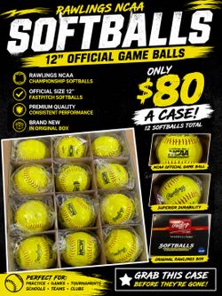 12 inch softballs