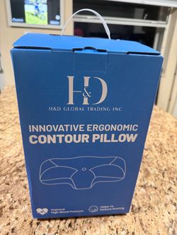 NEW Ergonomic Memory Foam Contour Pillow – Cervical Neck Support
