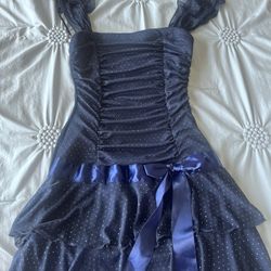 navy dress size small 