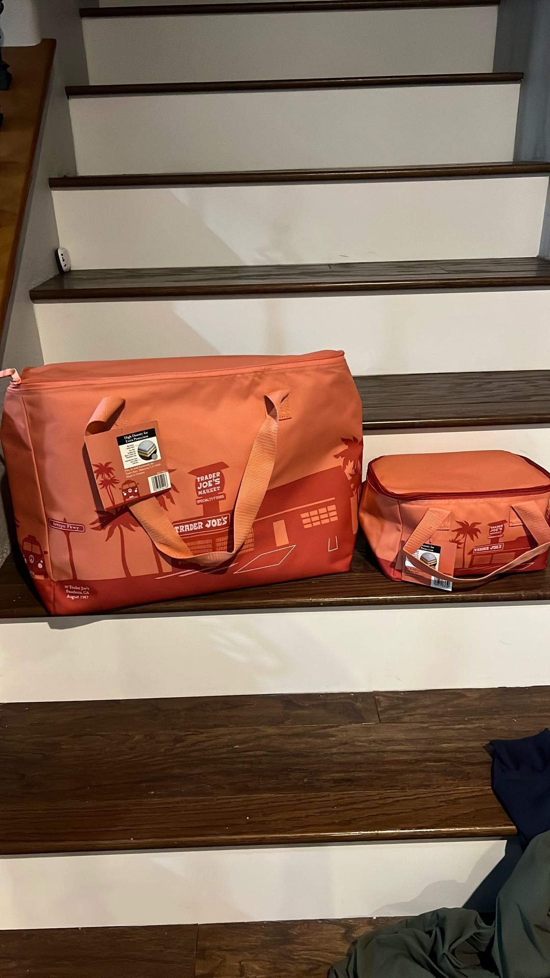 New $40 For Both Trader Joe’s peach bags