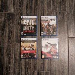 PS5 Games (Qty. 4)