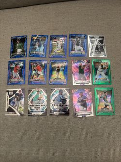 Panini Prizm Baseball Card Lot of 15
