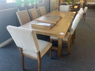 9-piece dining set，$980