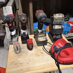 Milwaukee impacts and batteries