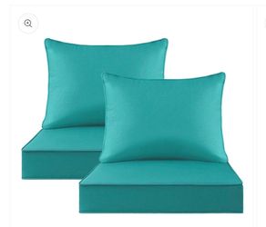 Unimatta Outdoor24"X24" Deep Seat Cushion Turquoise