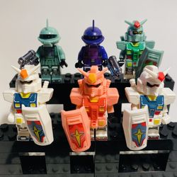 Gundam Anime Toys Custom Lego Minifigures Set