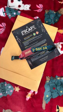 Escape 2- Day GA (Friday only)