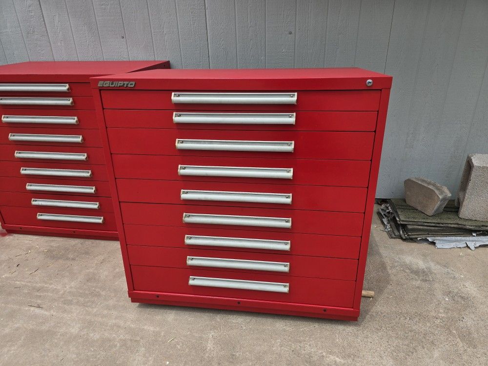EQUIPTO 9 DRAWER TOOL BOXES 300 EA