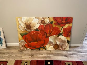 X-Large Canvas Wall Art by Jardin De Corail by the artist Nan