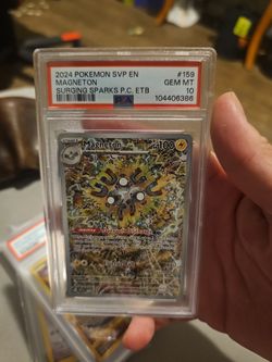 PSA 10 Magneton Surging Sparks pokemon center ETB Promo #159