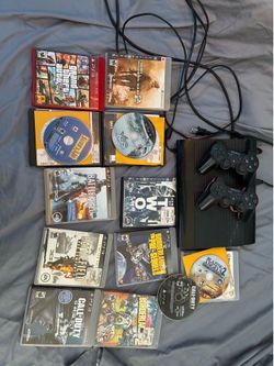 PlayStation 3 games and remotes included