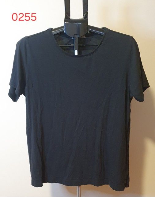 Adam Lippes Black T-Shirt, M (0255)