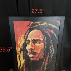 Framed Bob Marley Print