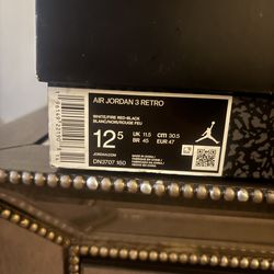 Air Jordan 3 Fire Red 12.5