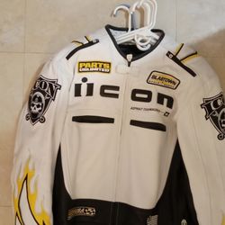 Icon XL Leather Motorcycle Jacket