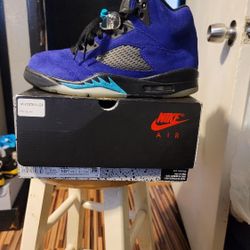 Jordan 5 Alt. Grape Good Cond. Sz 10.5 $170