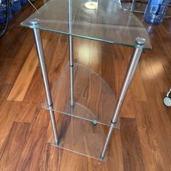 Glass Corner Shelf