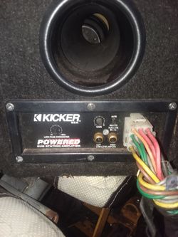 Kicker amp and speaker combo