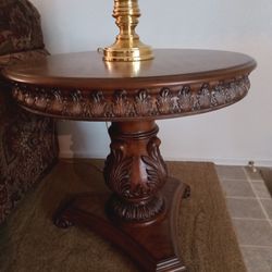 Solid Wood Stained End Tables 