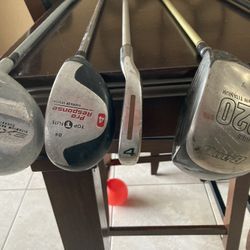 Golf Clubs- Assorted Brands. 