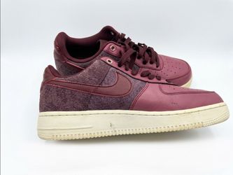 Nike Air Force 1 Low Burgundy Sneakers