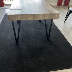 Modern rustic dining table 