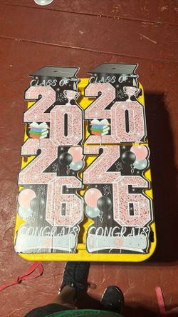 Graduation party signs
