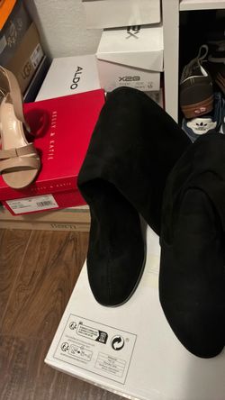 Black Suede hight Boots