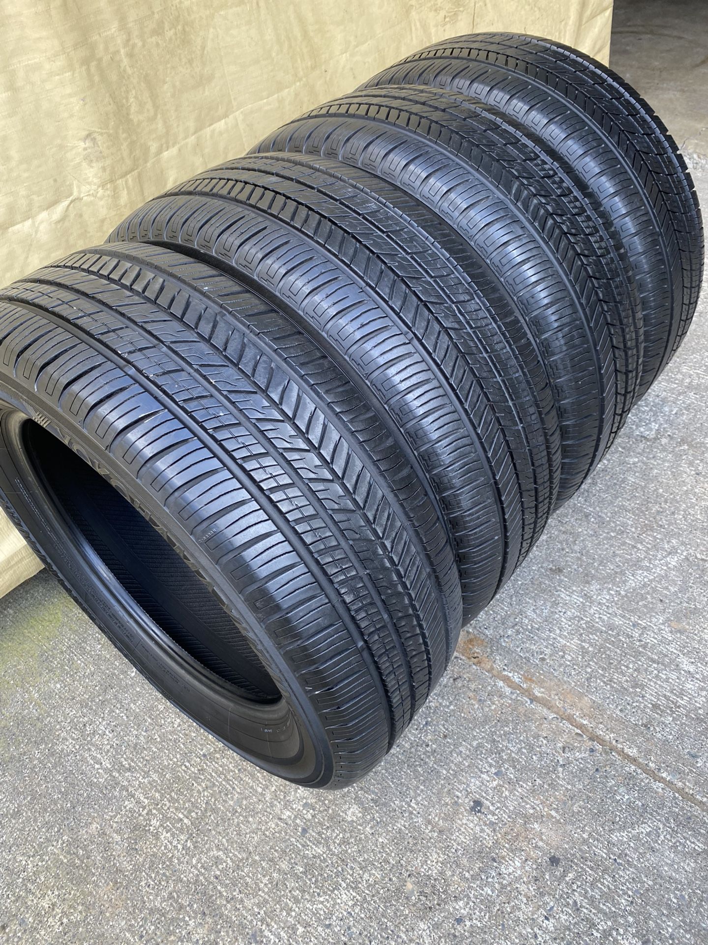 235 60r18 Yokohama YK740 GTX All Season Tires Complete set of 4 for