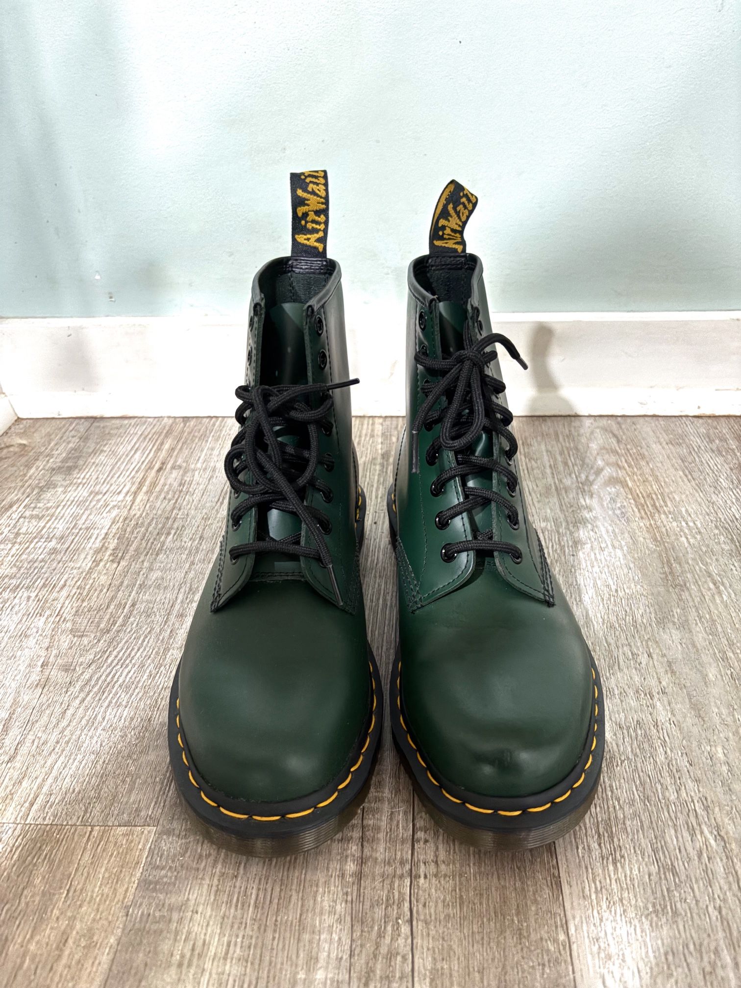 Practically brand new Dr. Martens Forest Green Boots