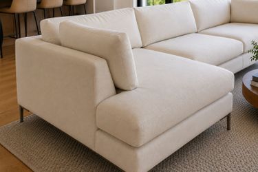 CB2 Decker 2-Piece Designer Sectional Sofa