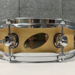 Ludwig Accent CS Custom 13” x 4” Piccolo Wood Snare Drum - Natural