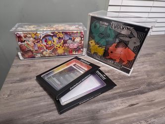 Pokemon cards evolving skies and tohoku box