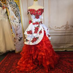 Vestido de 15 fiesta talla 6 nuevo